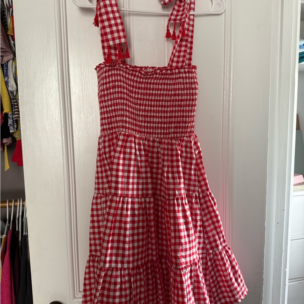 Red Gingham Dress